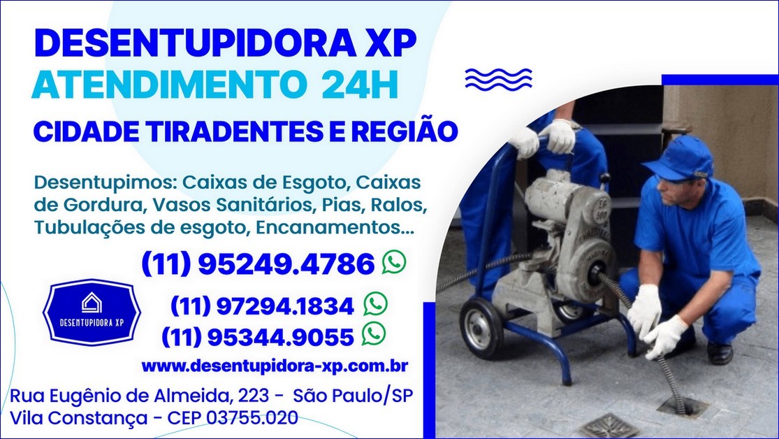 Desentupidora na Cidade Tiradentes e região